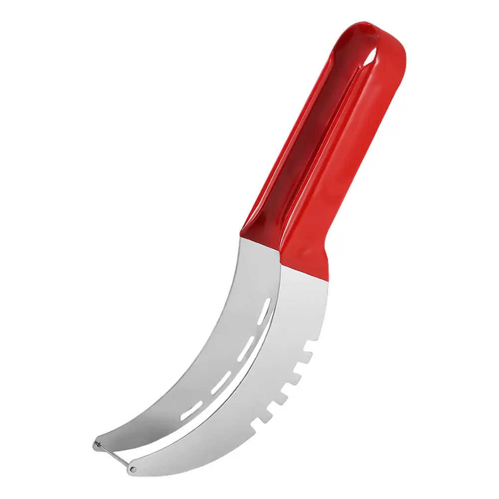 Stainless Steel Watermelon Slicer with Non-Slip Handle Kitchen Fruit Slicer Cutter Tool Kitchen Gadgets for Pineapple Cantaloupe from PriceLows™