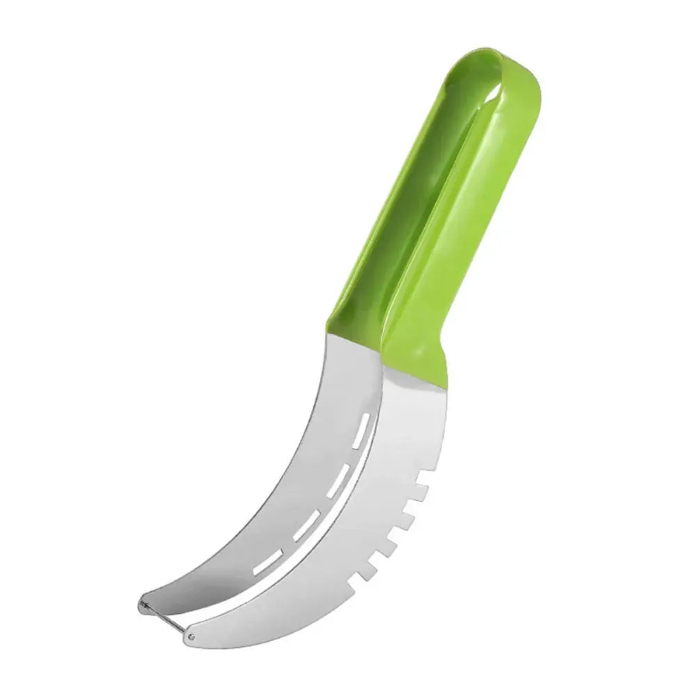 Stainless Steel Watermelon Slicer Non-slip Cutter Melon Cutter Plastic Wrap Handle Not Hurt Hands Fruit Cutting Tool Summer from PriceLows™