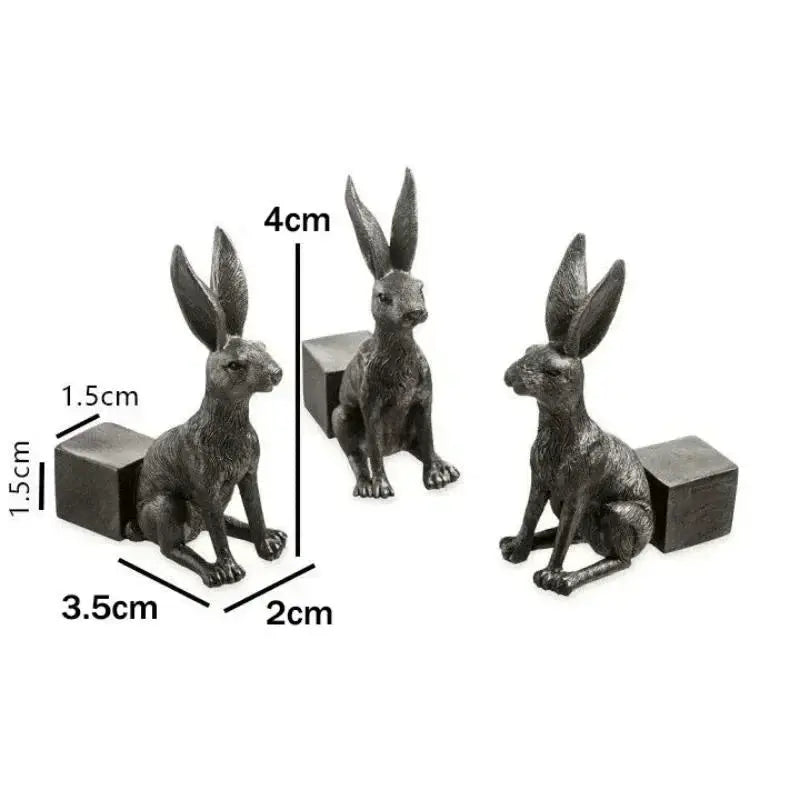 3Pcs Flower Pot Feet Stand Animal Shape Cat Dog Rabbit Plant Pots Risers Pad Outdoor Garden Resin Pot Foot Plant Bonsai Holders from PriceLows™