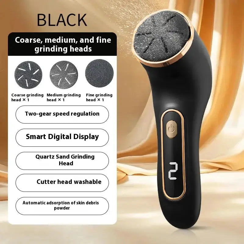 Electric foot grinder, USB charging foot polishing machine, foot skin grinder, heel calluses and dead skin removal tool from PriceLows™