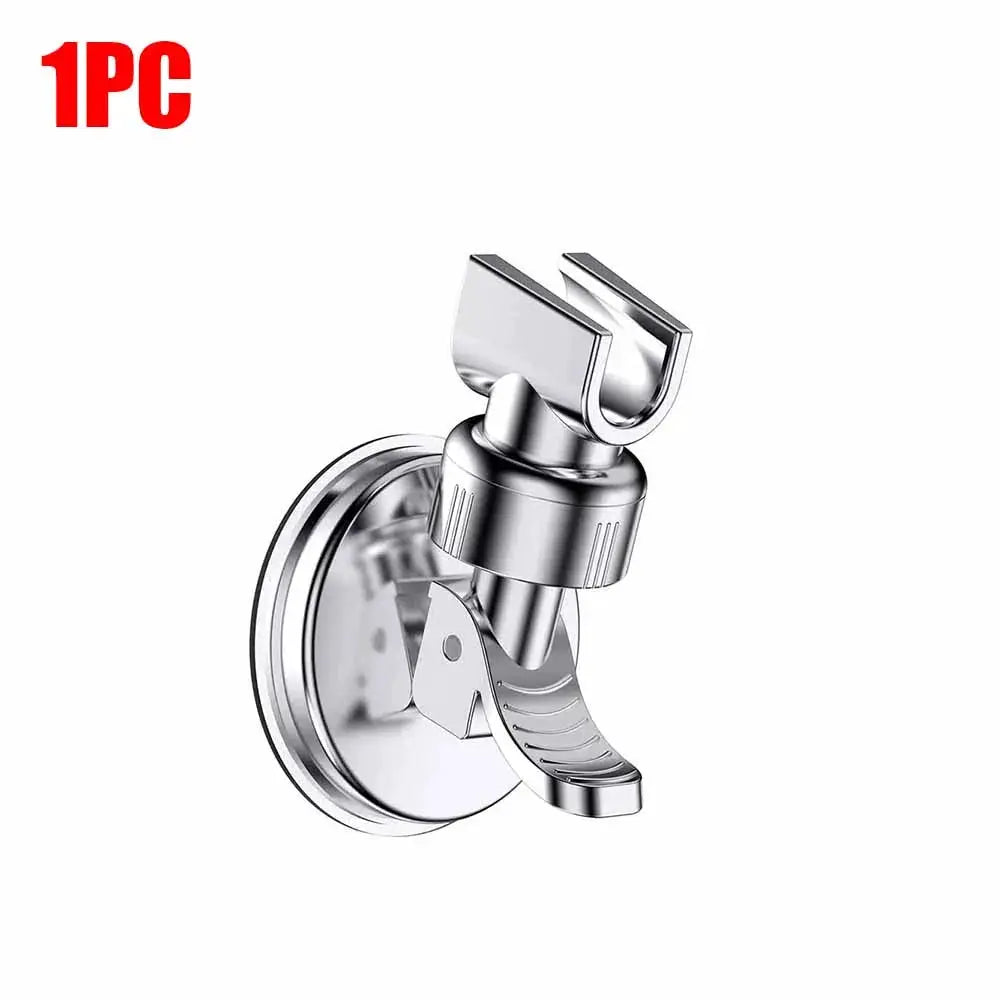 1-4Pcs Adjustable Shower Rack Strong Vacuum Suction Cup Handheld Shower Head Wall Mount Holder Rotating Bathroom Shower Base from PriceLows™