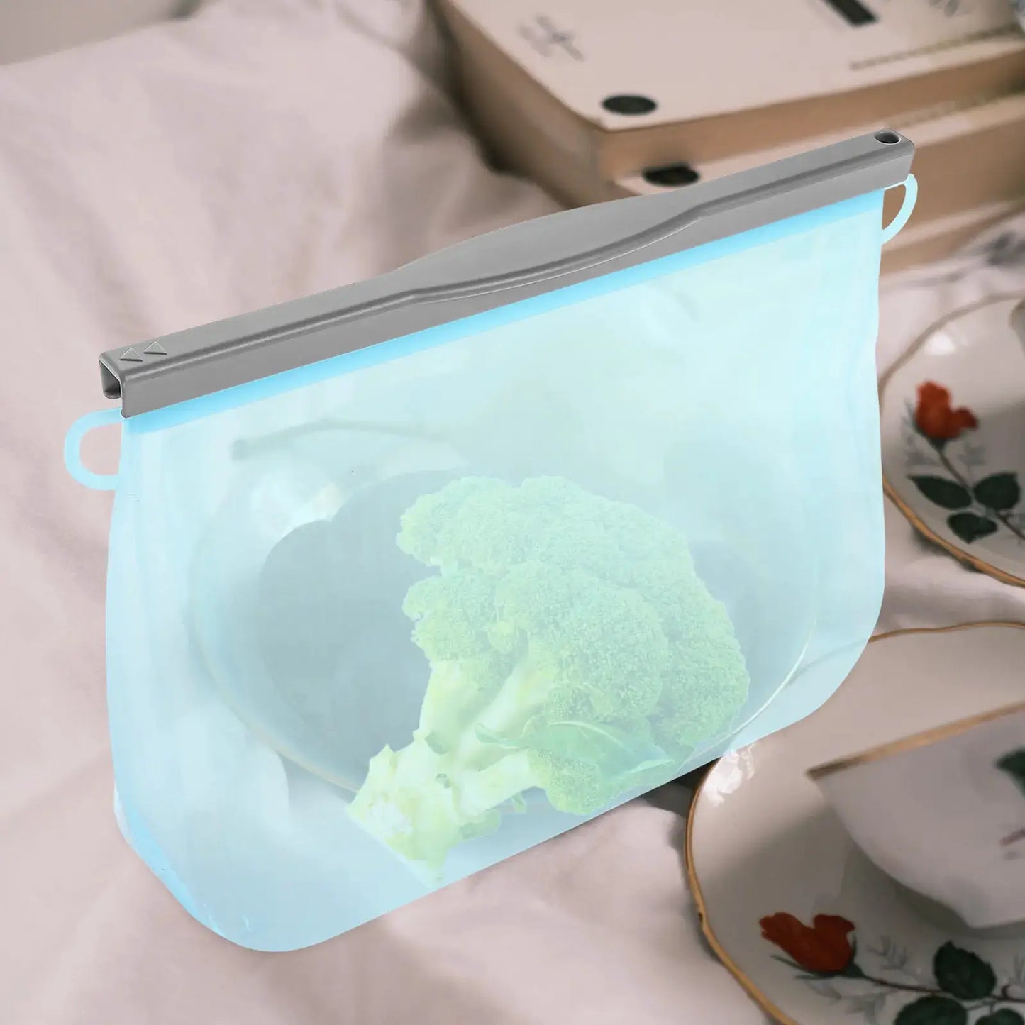 Silicone Food Storage Bag | Leakproof | Airtight Seal