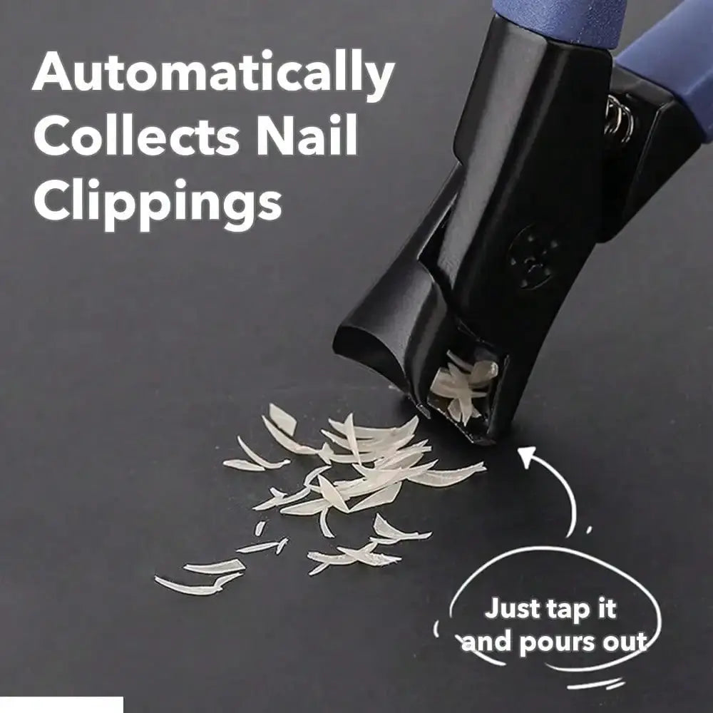Toenail Clippers | Heavy Duty Wide Jaw | Anti Slip Long Handle | For Adults