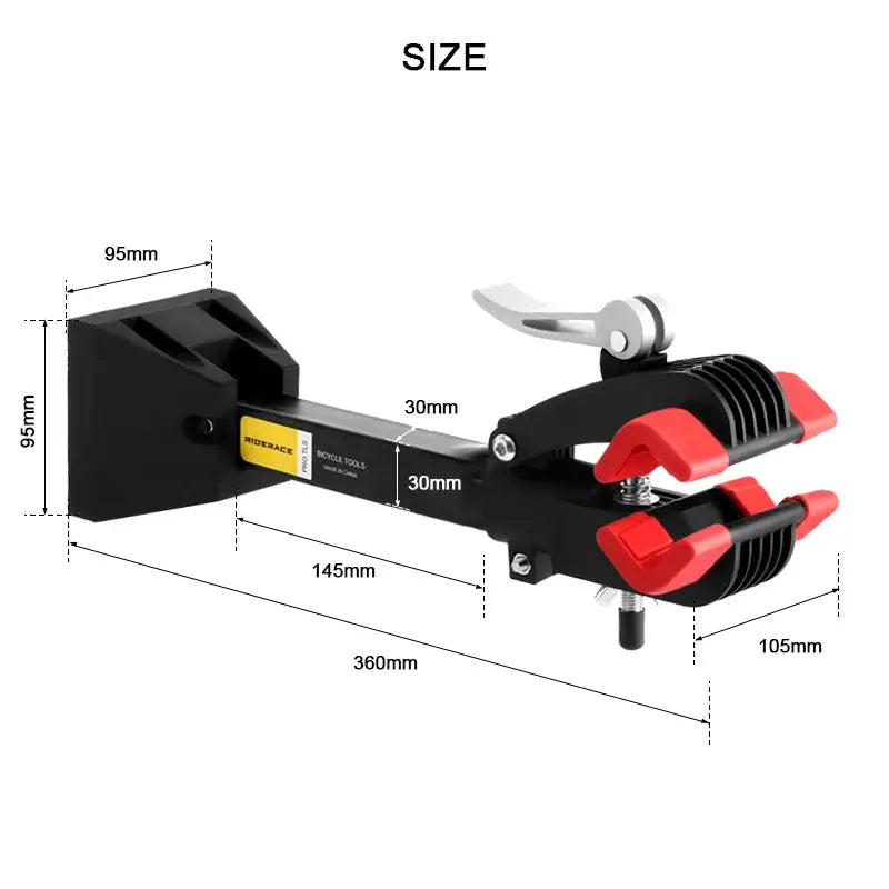 Bicycle Storage Wall Mount Foldable Heavy Duty Maintenance Rack Workstand MTB Repair Holder Road Bike Stand Clamp Work Bracket from PriceLows™