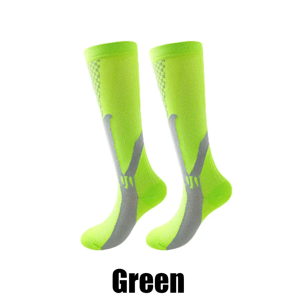 Compression Socks | Crew Height | Unisex Athletic | Graduated Support