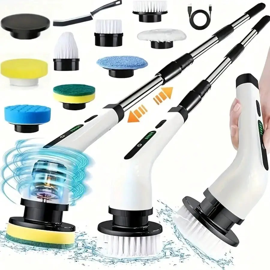 Electric Spin Scrubber | Cordless | 9 In 1 Multifunction Waterproof