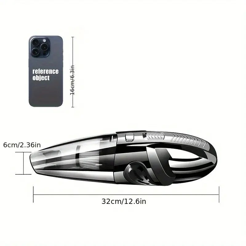 Portable wireless vacuum cleaner, multi-function car and home dual-use, USB charging, long battery life from PriceLows™