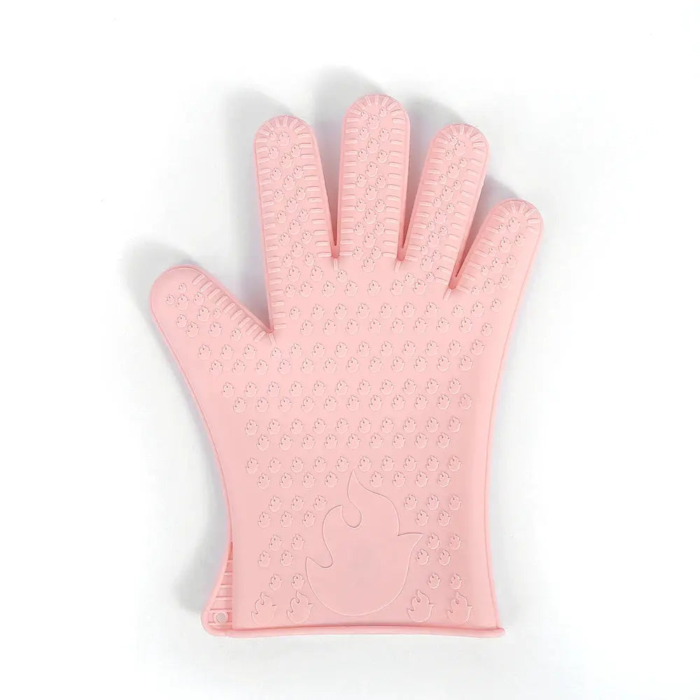 Silicone Oven Gloves | Heat Resistant | Full Finger | One Size
