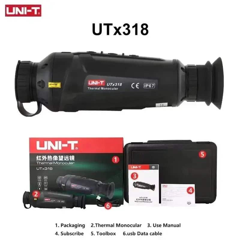 384*288 Pixels thermal image scope thermal imaging for hunting thermal imaging cameras UTx318 from PriceLows™