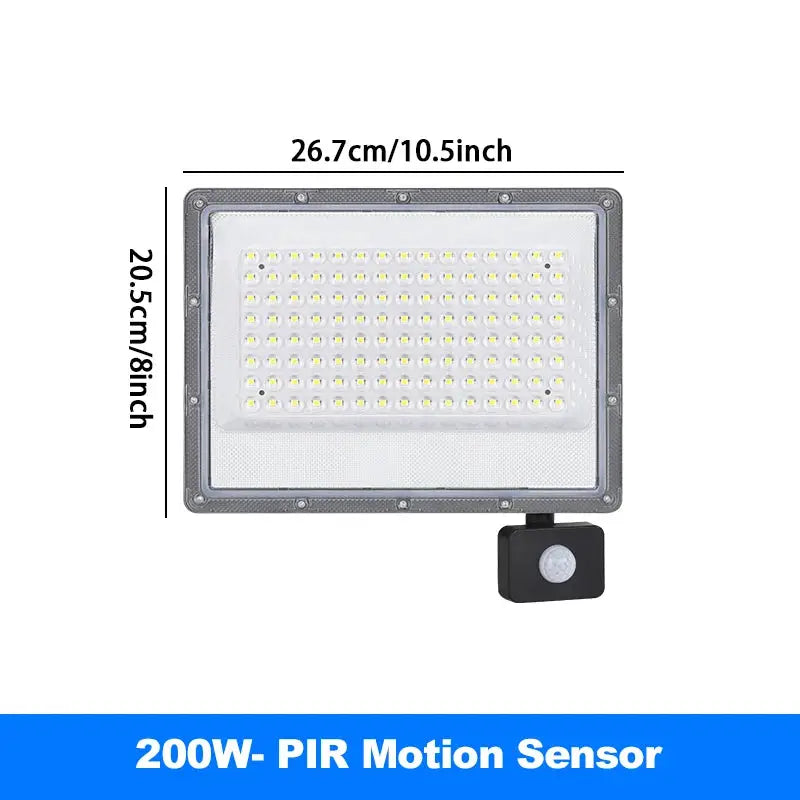 LED Flood Light | PIR Motion Sensor | IP66 Waterproof | 220V 50W-500W