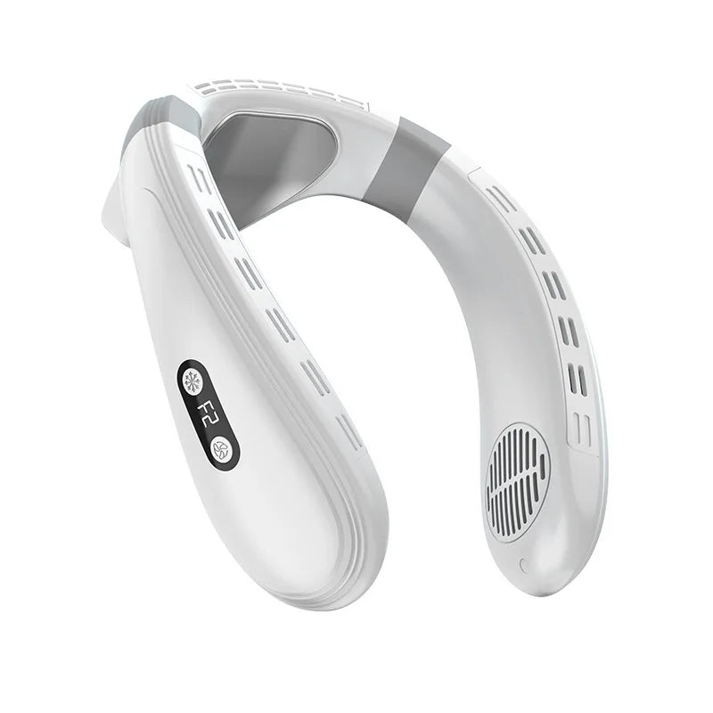 Neck Fan | 5200mAh Battery | 5W Rechargeable Cooling | One Size