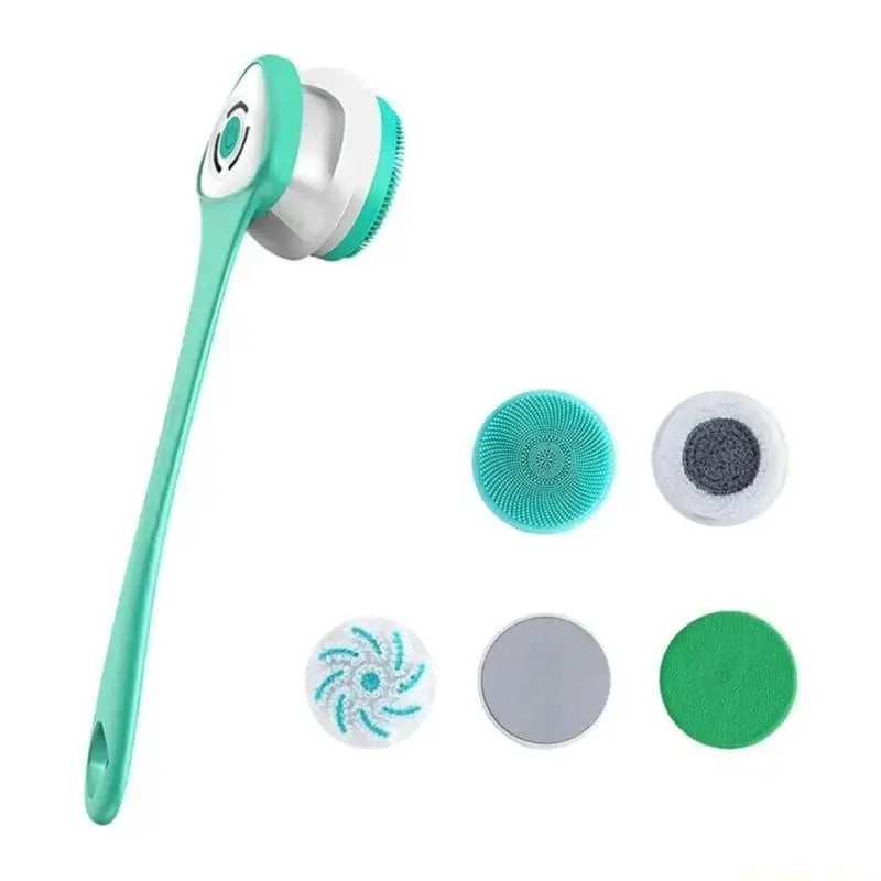 Electric Bath Brush | Rechargeable | Five Attachments Included | One Size