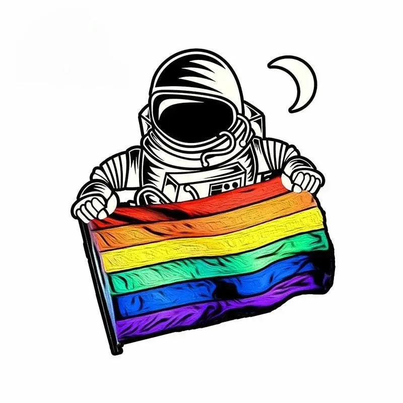 Pride Car Stickers Vinyl Decals Waterproof Scratch Resistant for Vehicles & Motorcycles - LGBTQ+ Friendly Vehicle Graphics from PriceLows™