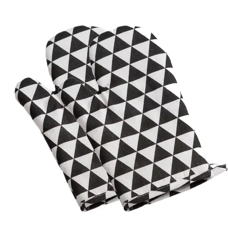 Oven Mitts | Heat Resistant | Non Slip Grip | One Size