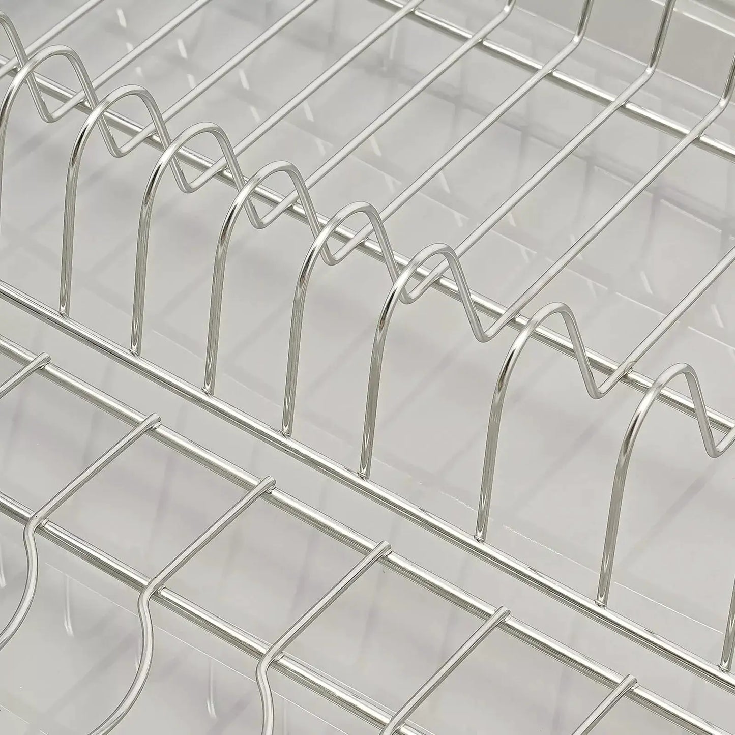 Modern Pull Out Dish Drainer Drawer Bottom-Mounted Slide Out Storage Shelf for Kitchen Cabinets, Under the Sink, Closets from PriceLows™