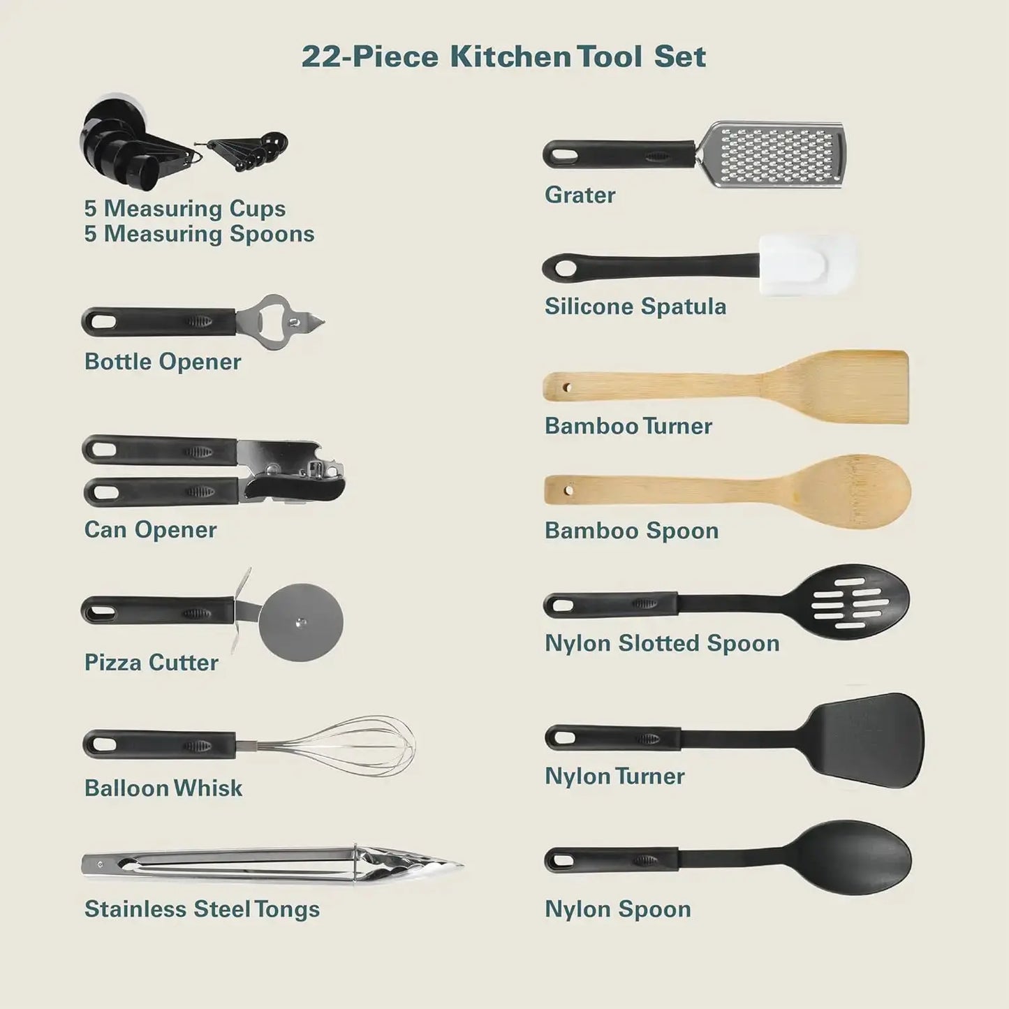 74-Piece Kitchen in a Box Set Pots and Pans Cookware Dinnerware Flatware Utensils Glasses from PriceLows™
