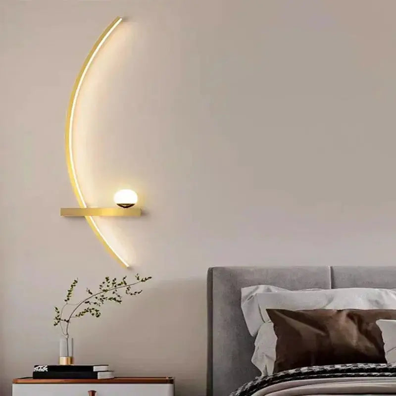 2PCS Modern Adjustable LED Wall Lamps, 21.65‘’ Wall Sconce Bedside Lamp Minimalist for Living Room, Bedroom, TV Background Wall from PriceLows™