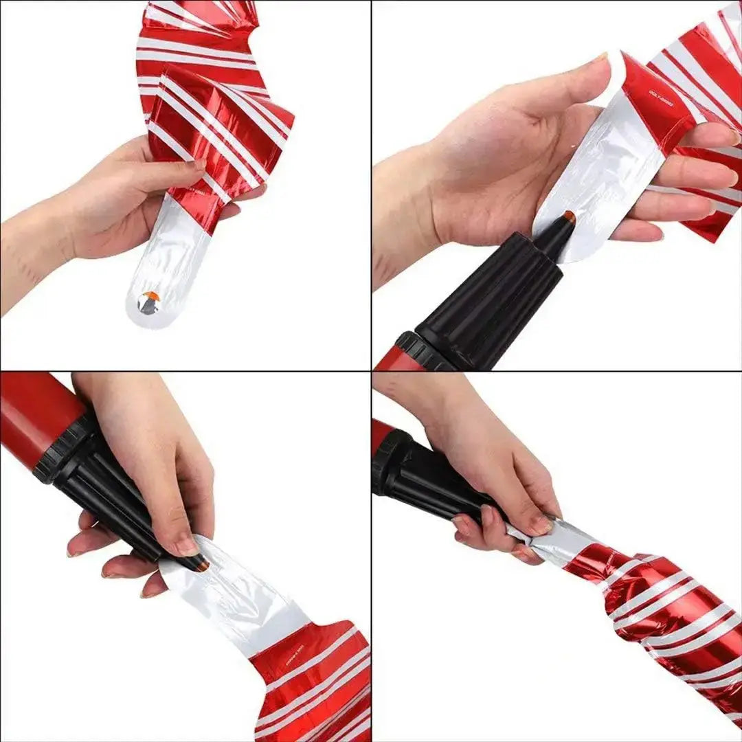Christmas Balloons | 7 Piece Set | Giant Foil | Holiday Party Decor