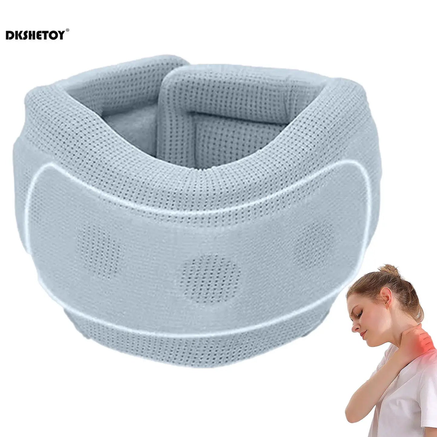 Neck Support Brace | Memory Foam | Cervical Collar | Retractor Design