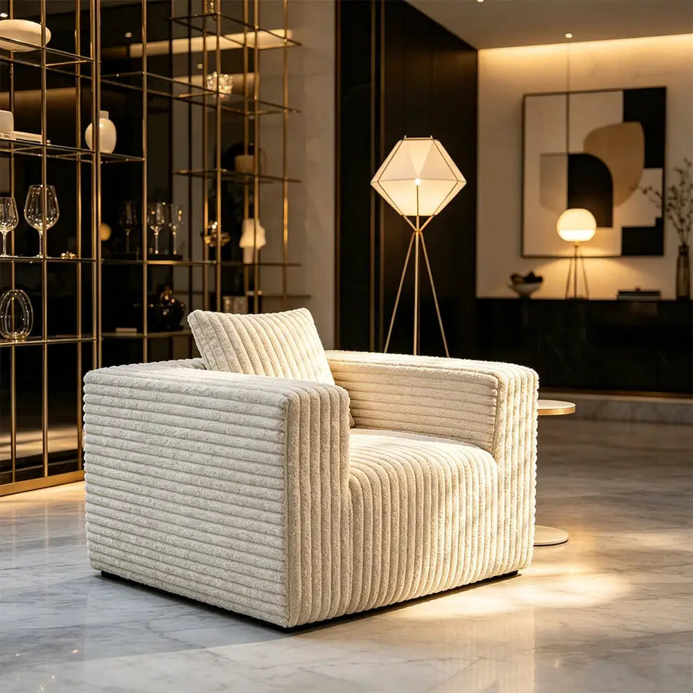 Single Person Sofa | Compressed Sponge | Modern Moroccan Style | Width Under 2000mm from PriceLows™