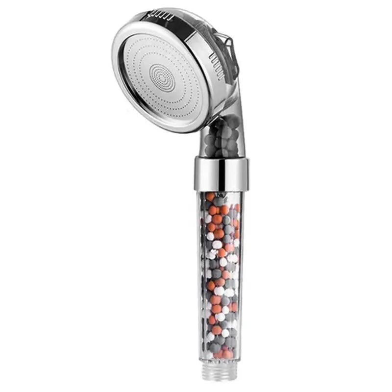 Shower Head | 3 Modes High Pressure With On Off Switch | Mineral Balls Filter Water | Handheld from PriceLows™