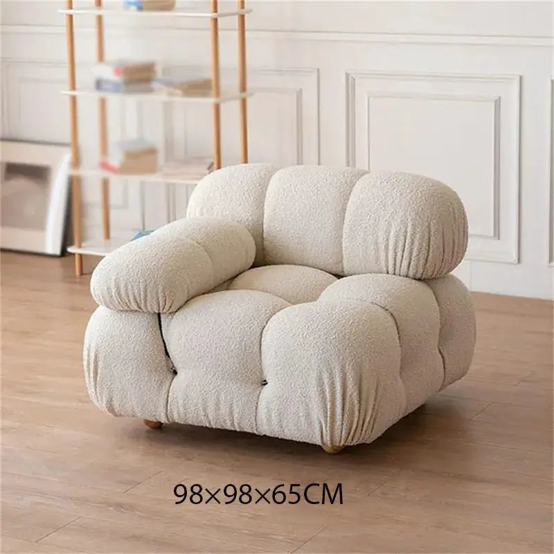 Nordic Design White Sofa Compressed Living Room Sofas Sectional Sofa Furniture Modular Upholstered Lounge With Sofas Armrest from PriceLows™
