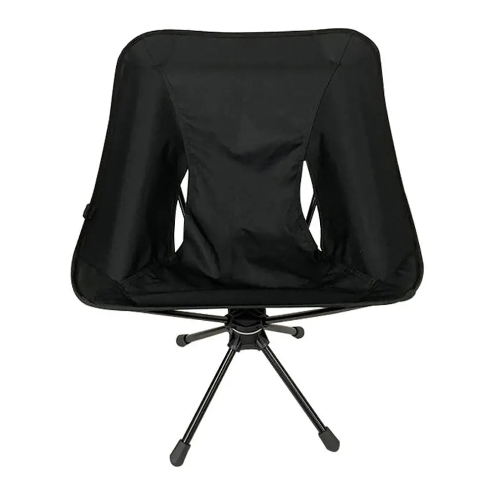 Outdoor Folding Chair | Rotatable Swivel | Lightweight | Brown, Black, Green