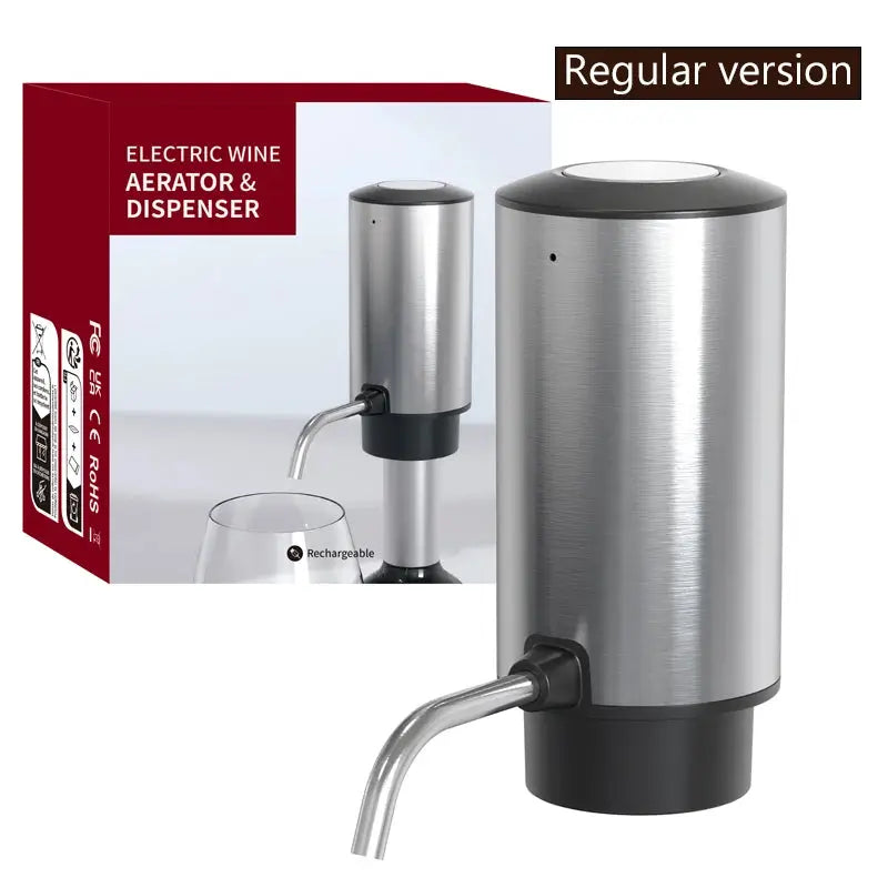 Electric Wine Aerator Smart Pour Control Wine Decanter & Dispenser USB Rechargeable Wine Pourer Wine Lover Gifts for Women & Men from PriceLows™