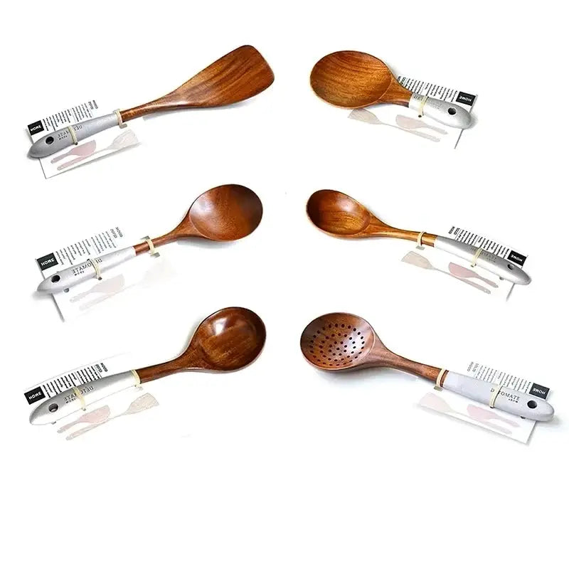 Wooden Cooking Utensil Set | Premium Teak | Eco Friendly | Standard