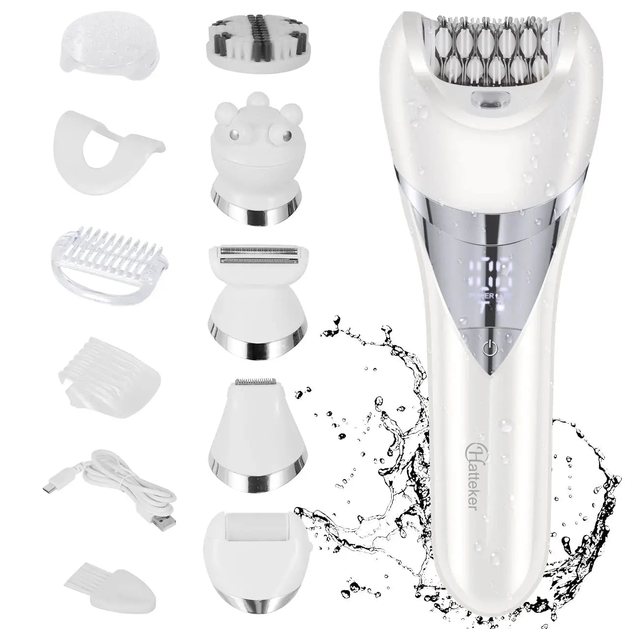 Women's Epilator | 7000 RPM | IPX7 Waterproof | USB Rechargeable