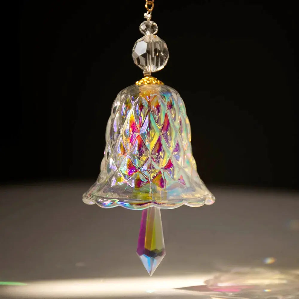 Rainbow Crystal Wind Chime Window Hanging Bell Glass Pendant Sun Catcher Christmas Decoration Home Decoration Garden Decoration from PriceLows™