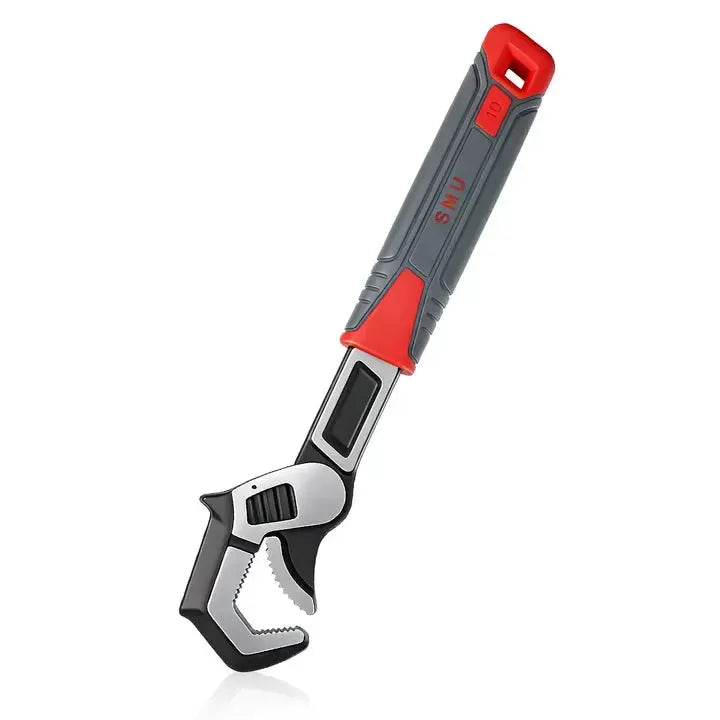 Adjustable Pipe Wrench Set Self-Tightening Jaw Multifunctional Spanner for Plumbing Automotive Home Repair with Storage Bag from PriceLows™