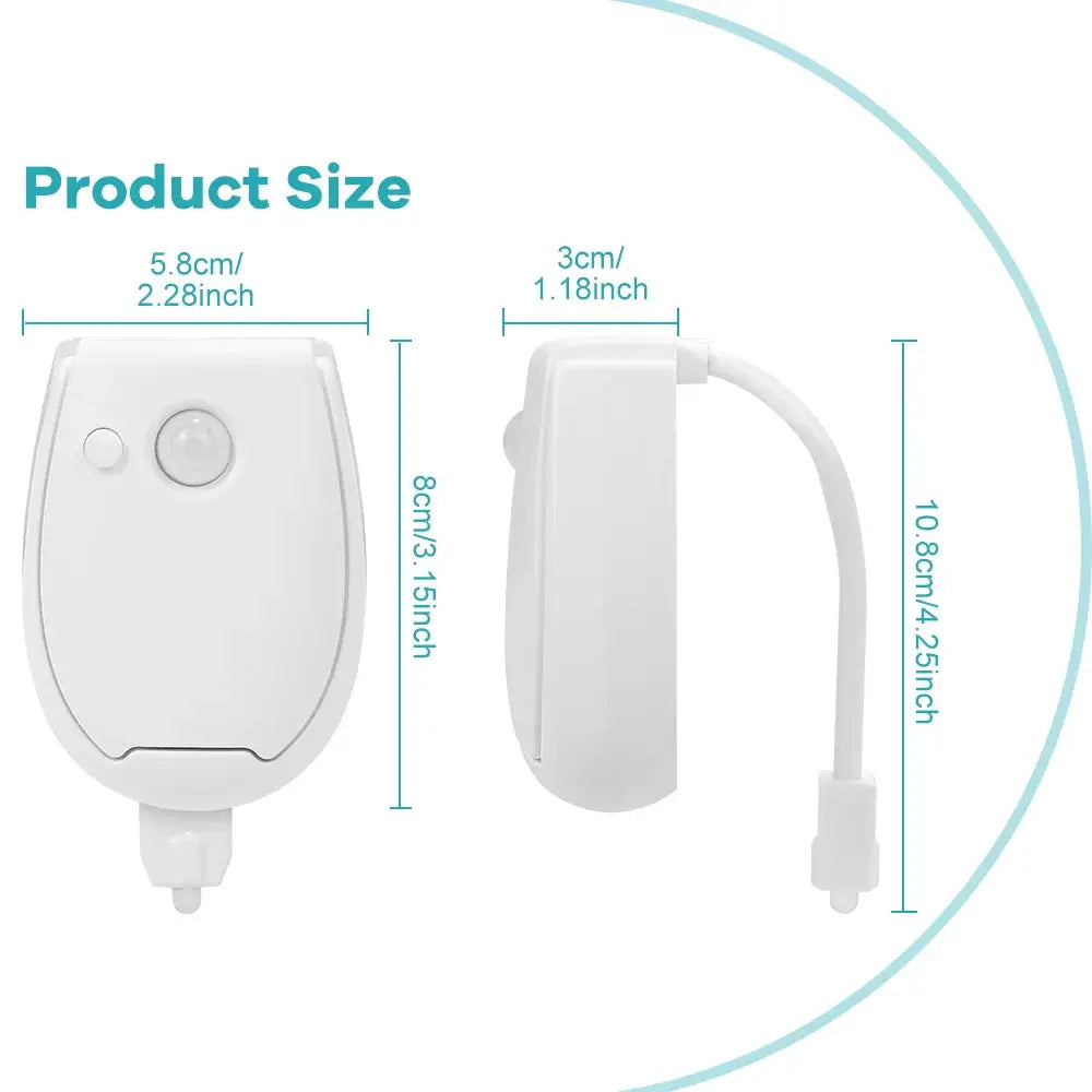 LED Toilet Light | PIR Motion Sensor | 16 Colors RGB | Waterproof from PriceLows™