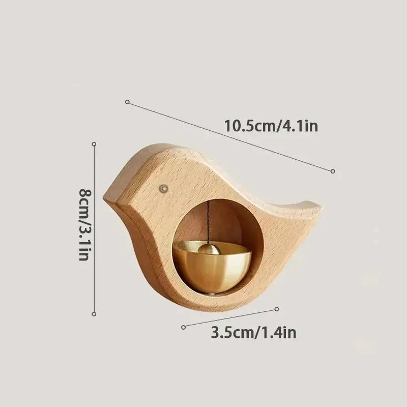 Wooden Door Bell Japanese Wind Chime Door Chime Room Decor Home Front Doorbell Landscape Bell Shopkeeper Remind Bell 풍경 from PriceLows™