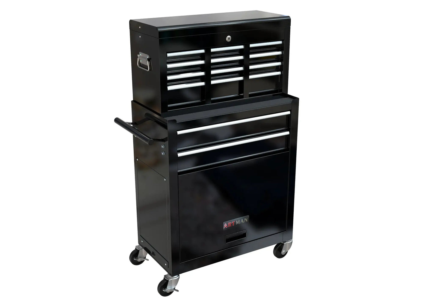 High Capacity Rolling Tool Chest with Wheels and Drawers, 8-Drawer Tool Storage Cabinet from PriceLows™