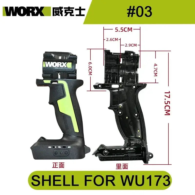 Orginal new Switch Driver motor reducer casing toothed wheel shell chuck parts for WORX WU173 Electric screwdriver from PriceLows™