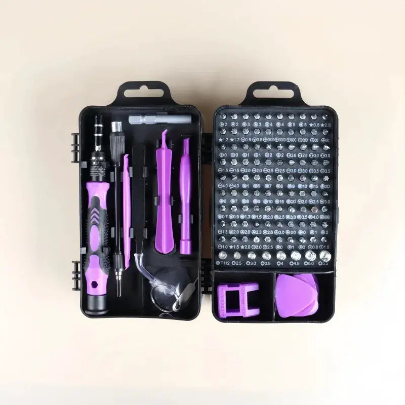 115-in-1 Multi-Functional Screwdriver Set – Strong Magnetic High Hardness Tool Kit with Special-Shaped Screwdrivers, Complete Di from PriceLows™