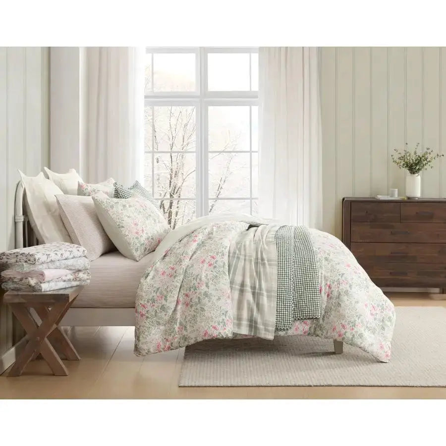 Flannel Sheets Queen Size, AntiPilling amp Wrinkle Resistant Cotton, Touchably Soft for AllSeason Comfort Bed Sheets with Matchi from PriceLows™