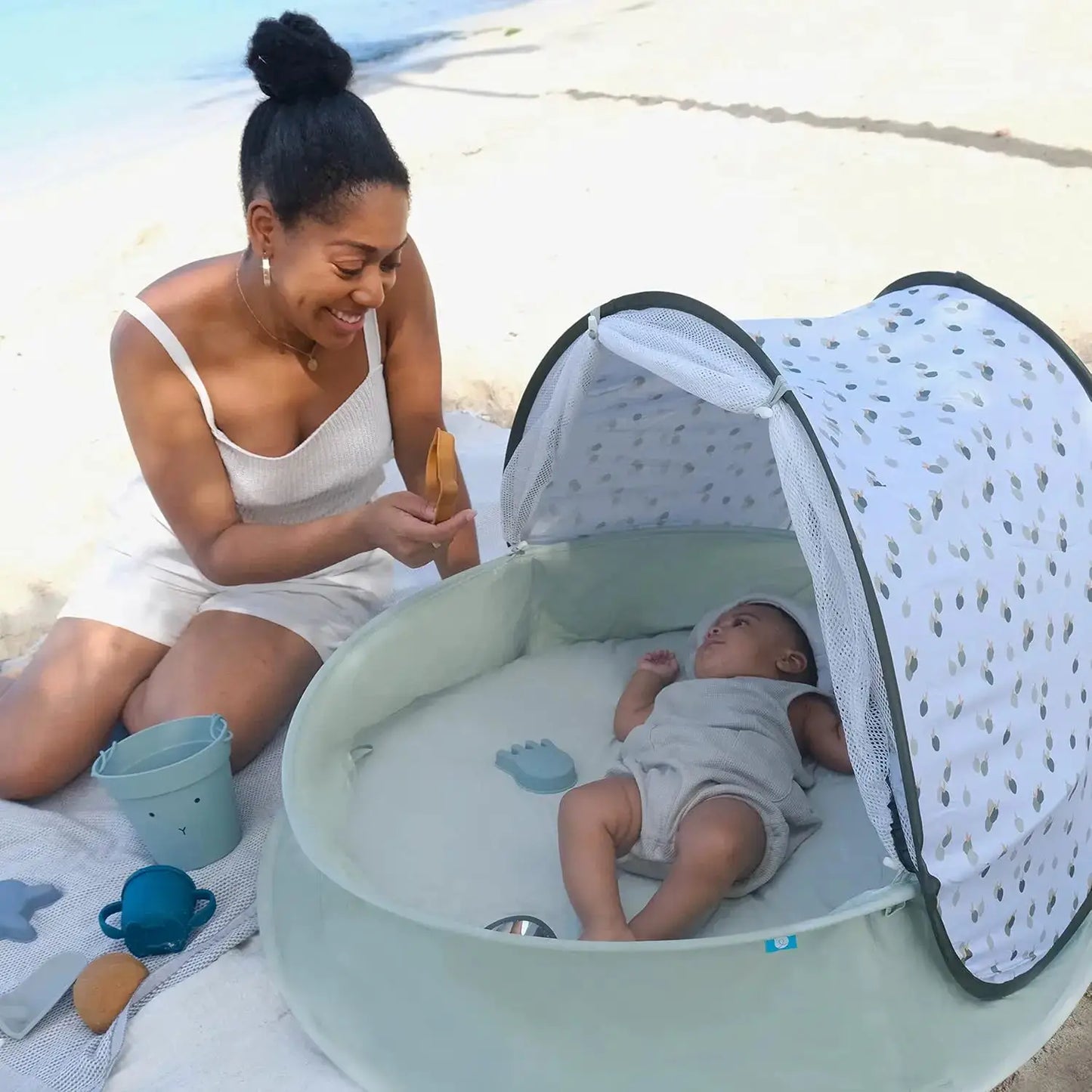 Aquani Tent & Pool | 3 in 1 Pop Up Tent, Kiddie Pool and Play Area (Summer 2024 Essential) from PriceLows™