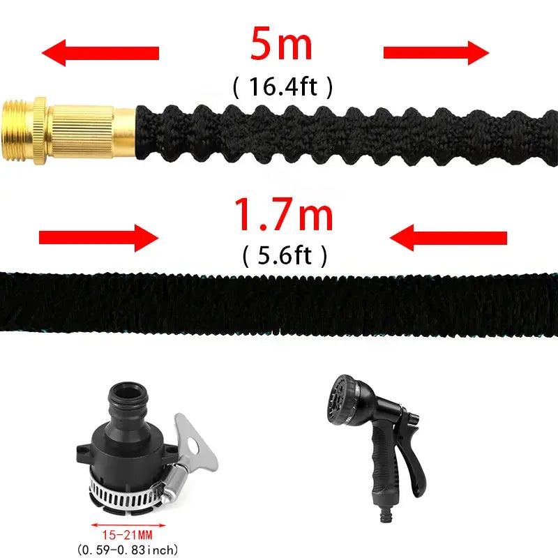 3 Times Expandable Garden Water Hose Watering Hose High Pressure Flexible Car Wash Watering Garden Irrigation Magic Hose Pipe from PriceLows™