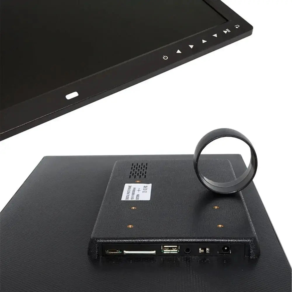 17 Inch Touch Button Digital Photo Frame Electronic Album HDMI HD Wall Mount Display Video Advertising Machine Video Player from PriceLows™
