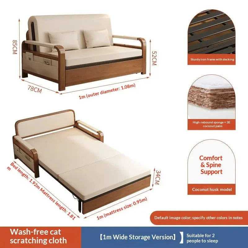 Sofa Bed | Foldable | Retractable Pull Out | Single Double from PriceLows™