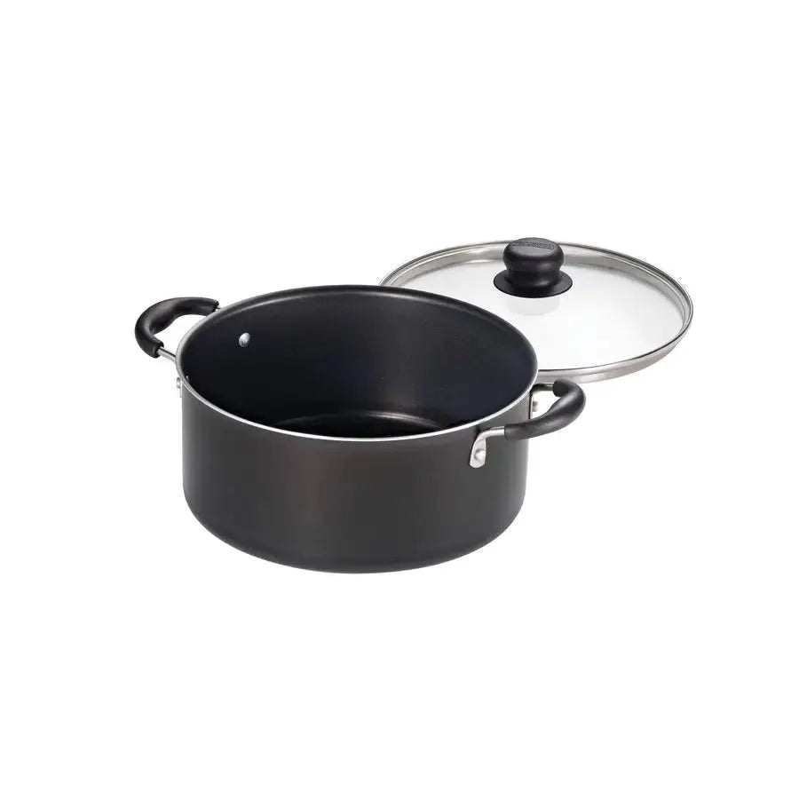 Primaware 15Piece Non Stick Cookware Set with Lids and Utensils, Aluminum Nonstick Pots and Pans Kitchen Set Storm from PriceLows™