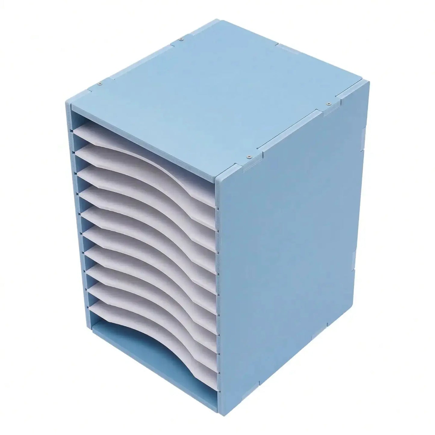 Desktop File Sorter | 11 Slots Vertical | Stackable Paper Organizer from PriceLows™