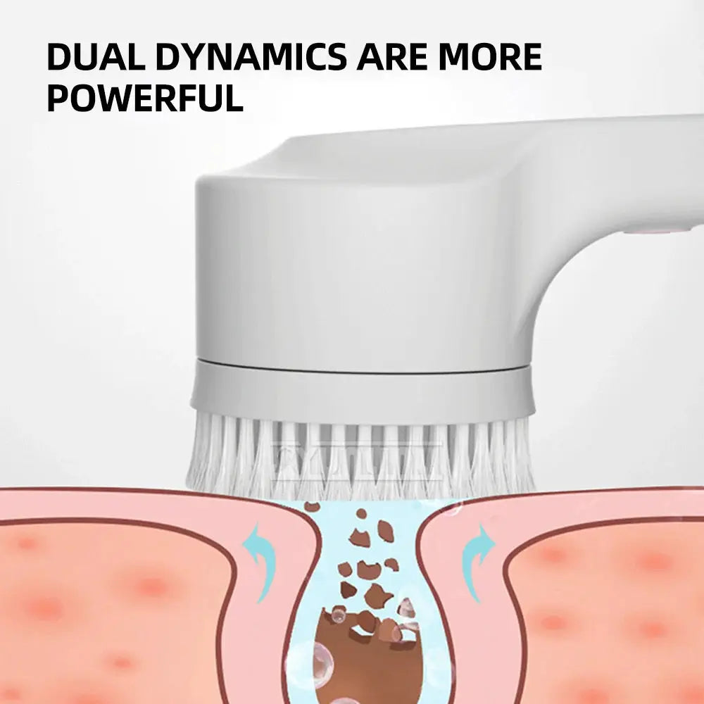 Electric Bath Brush | Detachable Design | Multifunctional Massage | Back Rub
