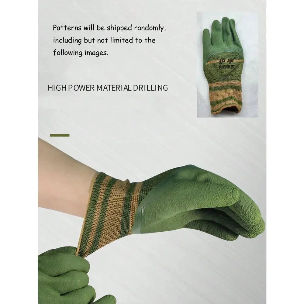 5/2 Pairs Nitrile Garden Gloves Durable Anti Puncture Cut Resistant Chemical Resistant Reusable Gloves For Kitchen Bathroom Cleaning Home Work from PriceLows™
