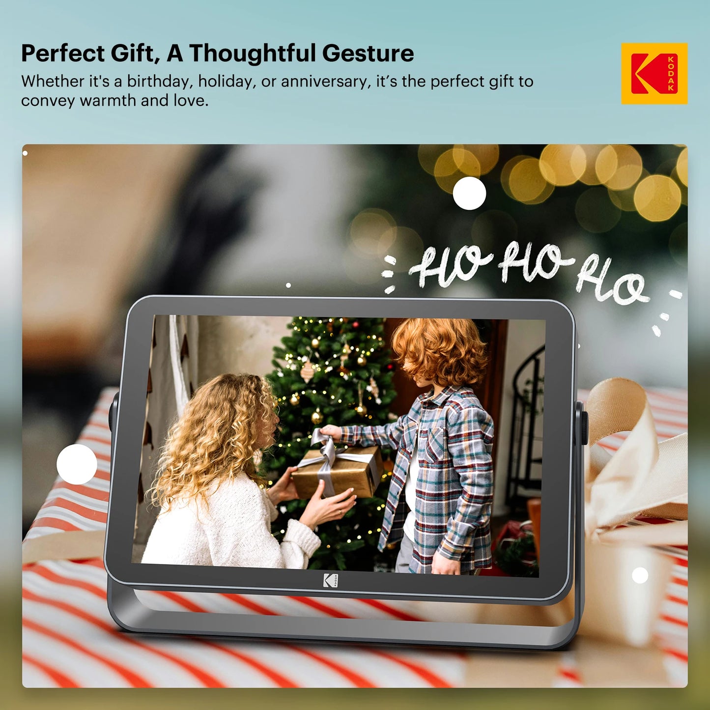 Kodak Digital Photo Frame | 10 Inch Display | WiFi Enabled | 32GB Storage