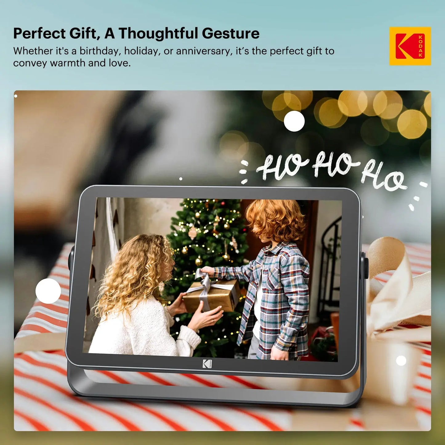 Kodak Digital Photo Frame | 10 Inch Display | WiFi Enabled | 32GB Storage from PriceLows™