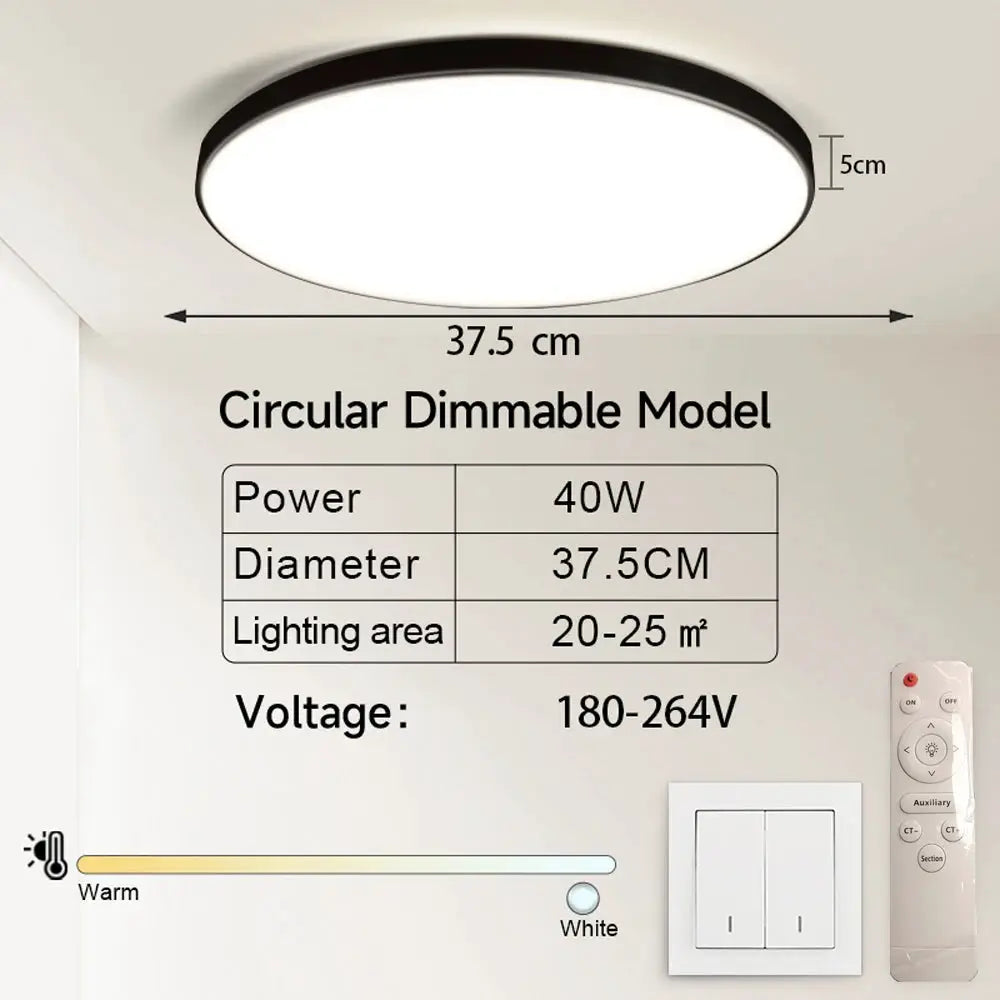 Led Ceiling Light Bathroom Lights Room Chandelier kitchen Panel Fixtures Luminair Hanging For Home Aisle Lighting Ceiling Lamp from PriceLows™