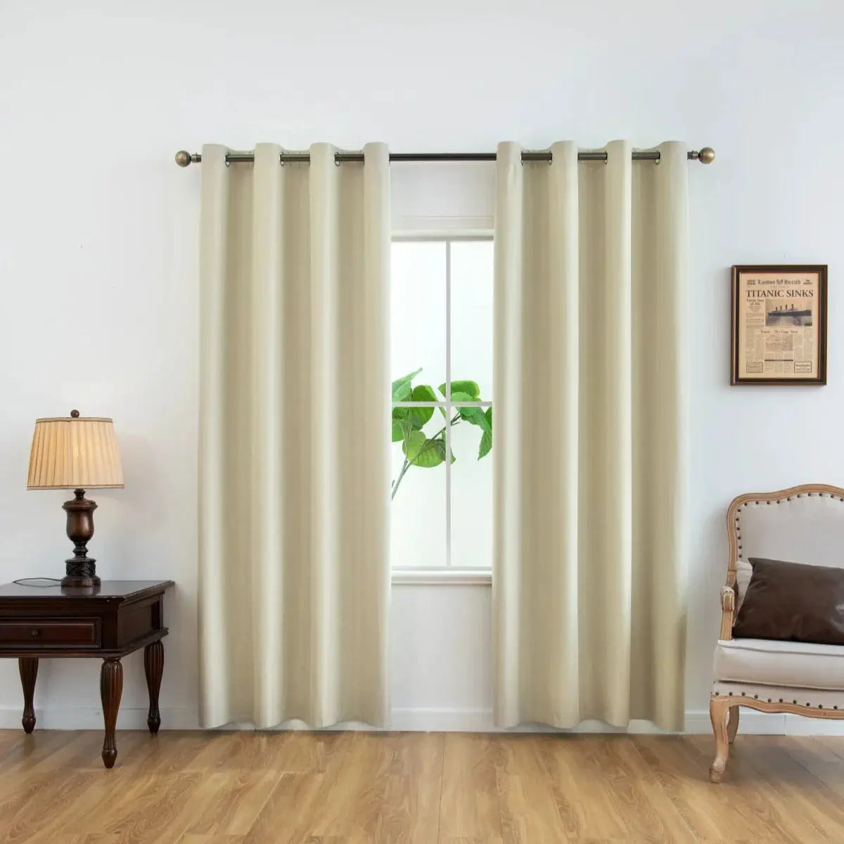 Solid Blackout Curtains | Grommet Top | PriceLows™